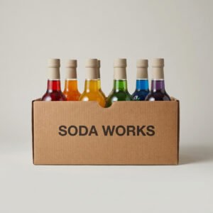 Mixed Syrup Case, Six Bottles