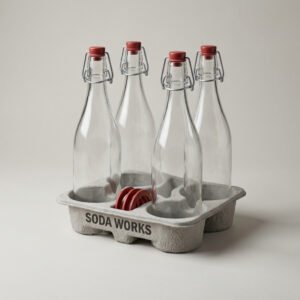 Swing-Top Bottles, Set of Four